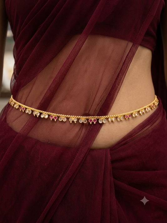 Gold Belly chain indian kamarbelt Marco saree chain