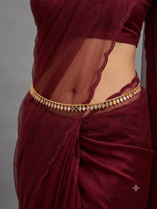 Gold Belly chain indian kamarbelt Marco saree chain