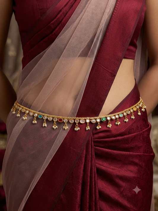 Gold Belly chain indian kamarbelt Marco saree chain