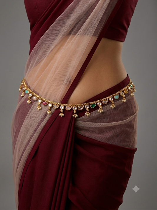 Gold Belly chain indian kamarbelt Marco saree chain