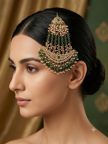 Antique Crystal Headpassa Jhumar Tracey Jewellery