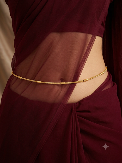Gold Indian Belly Chain kamarbelt Marco Saree Chain