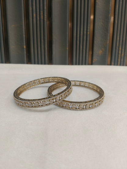 Indian bangles Traditional bollywood jewelry Antique CZ Stone Drew bangles