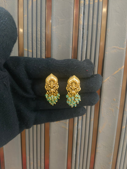 Gold Polki Yaad Earrings