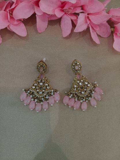 Antique  Kundan Bollywood Sonam Earrings