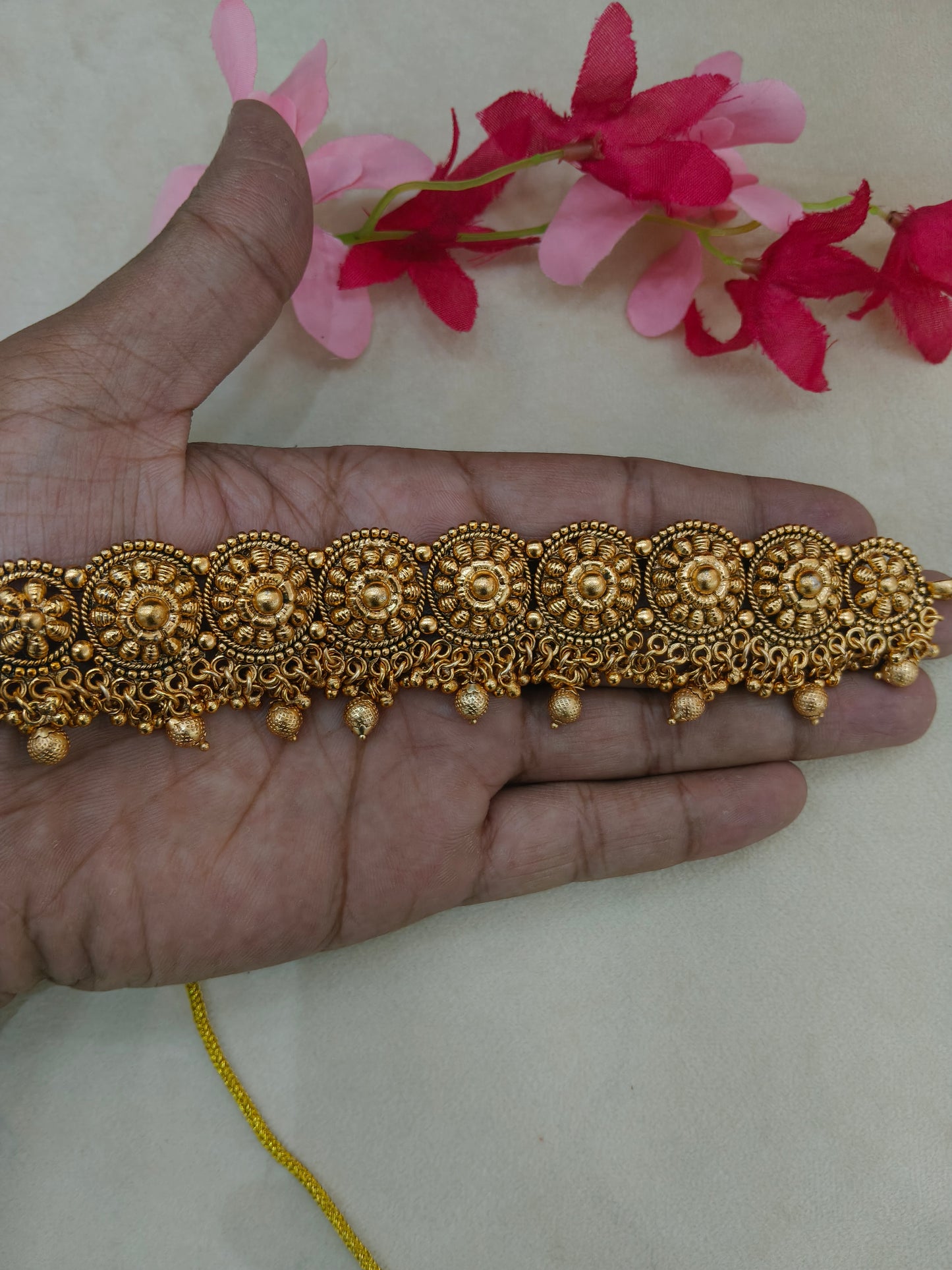Gold Polki Necklace Jewellery Sonia Set