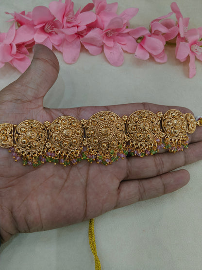 Gold Polki Necklace Jewellery Sonia Set