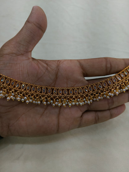 Gold Anklets Jhanjar Payal Alisa Jewellery