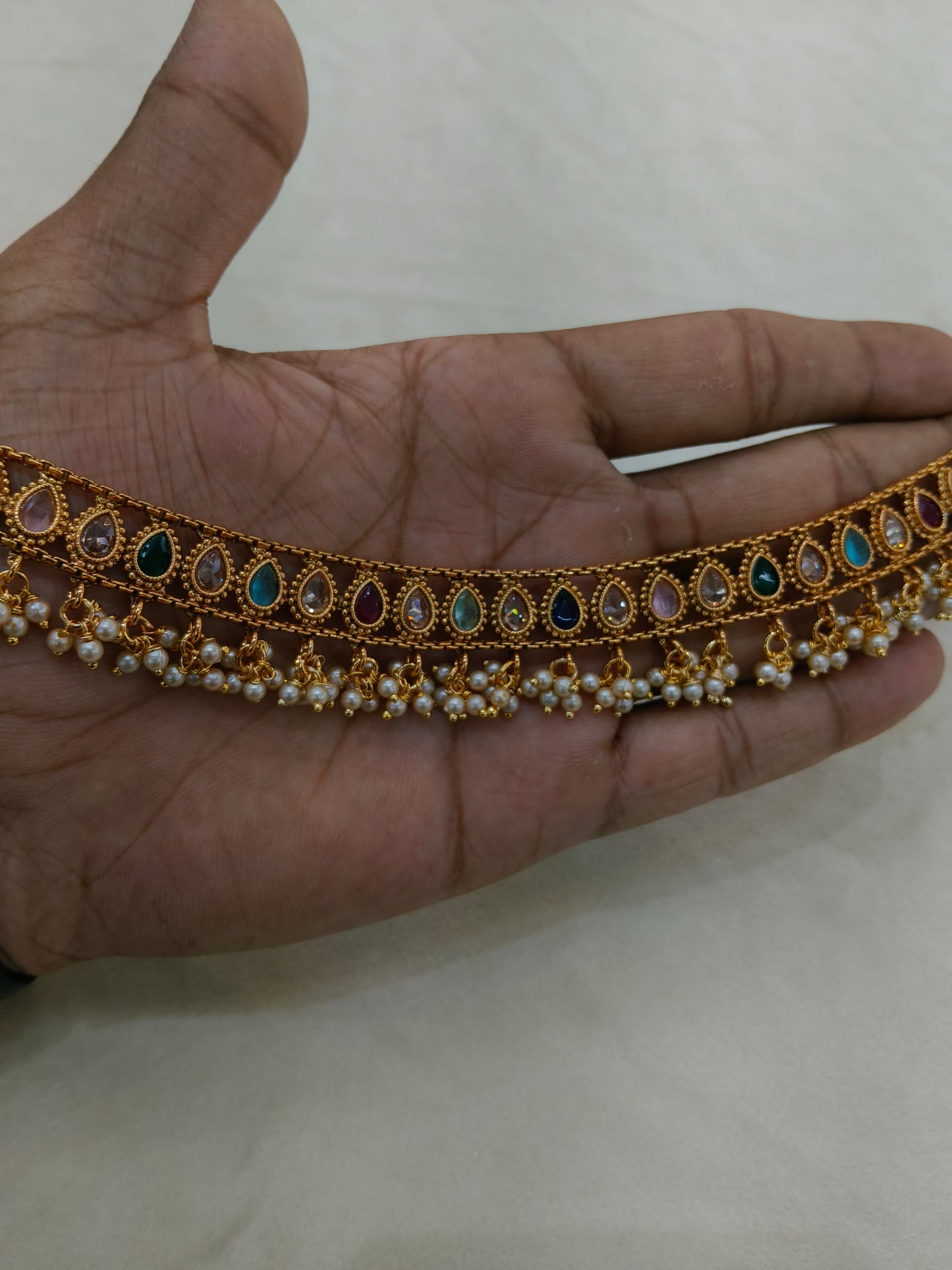 Multi Color Anklets Jhanjar Payal Alisa Jewellery