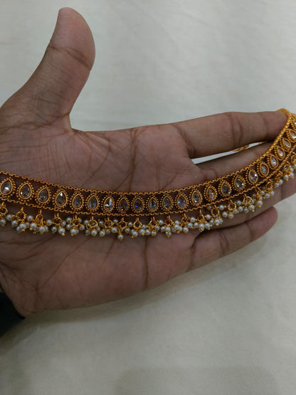 Gold Anklets Jhanjar Payal Alisa Jewellery