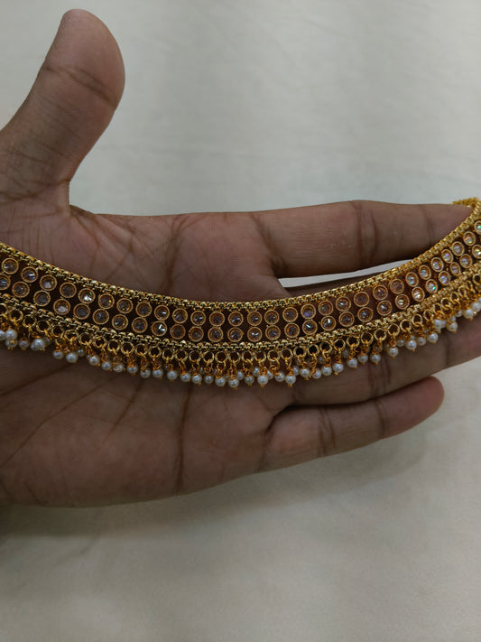 Gold Anklets Jhanjar Payal Alisa Jewellery