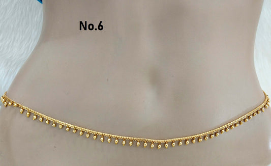 Taillenkette Gold Polki Bauchkette Sari Saree Kette Schmuck Indischer Kamarbandh Kamarband Gürtel/Schlichte Körperkette Schmuck