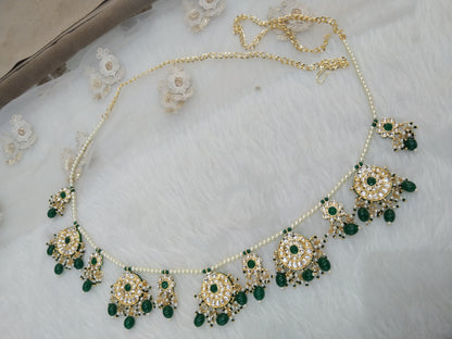 Kundan Belly Sari Saree Chain Indian  Jewellery Kamarbandh Kamarband honey Belt