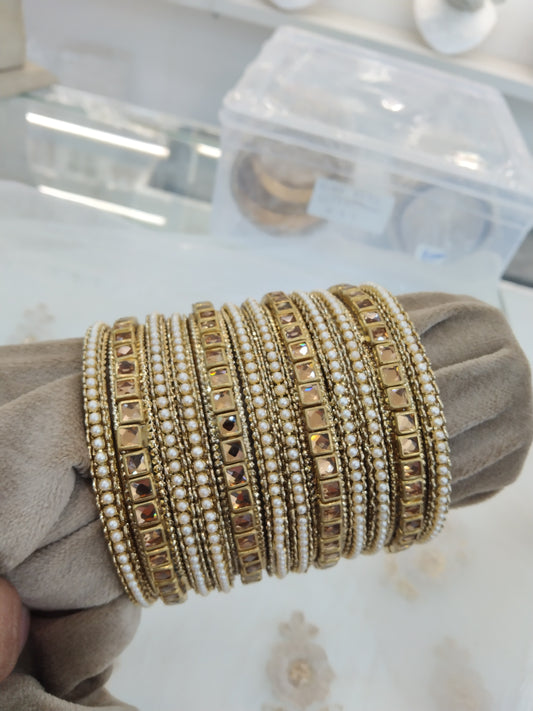 Indian bangles jewellery/Traditional bollywood jewellery/Antique gold bangles/Wedding bracelets