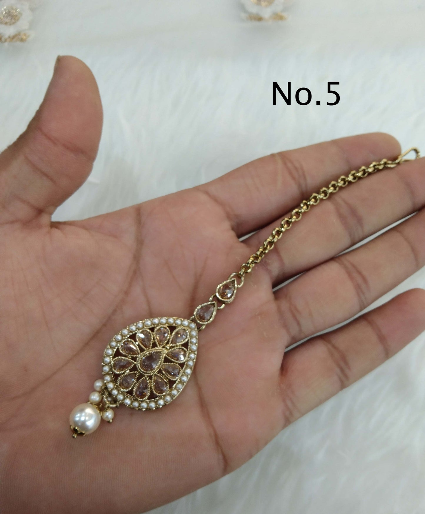 Tikka Tika Jewellery Indian Headpiece Jewelry/Dark gold HeadPiece Tikka Hair/ Maang Tikka gini Jewellery