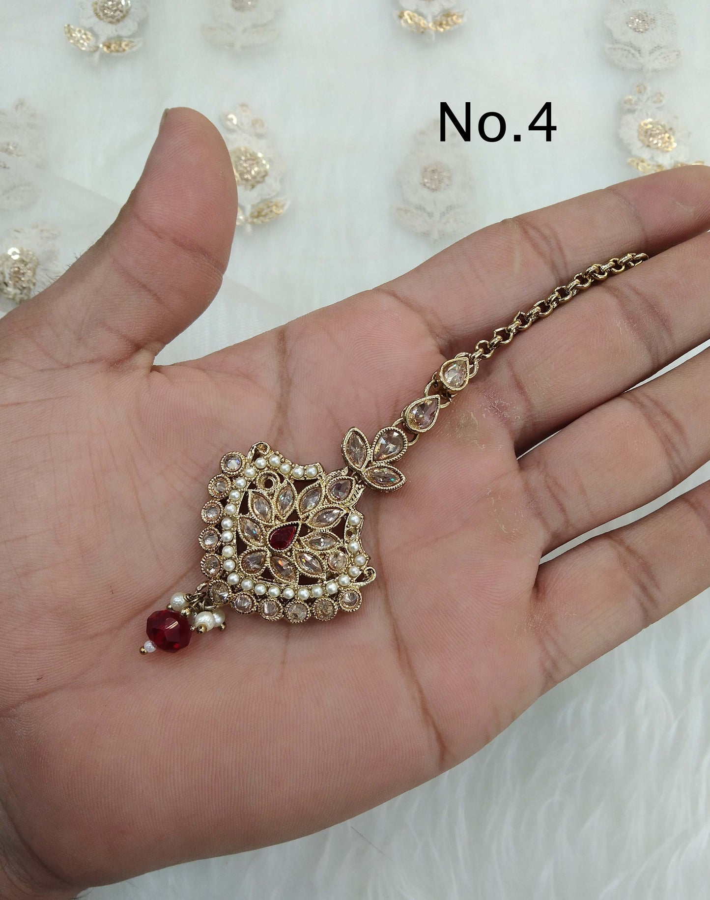 Tikka Tika Jewellery Indian Headpiece Jewelry/Dark gold HeadPiece Tikka Hair/ Maang Tikka gini Jewellery