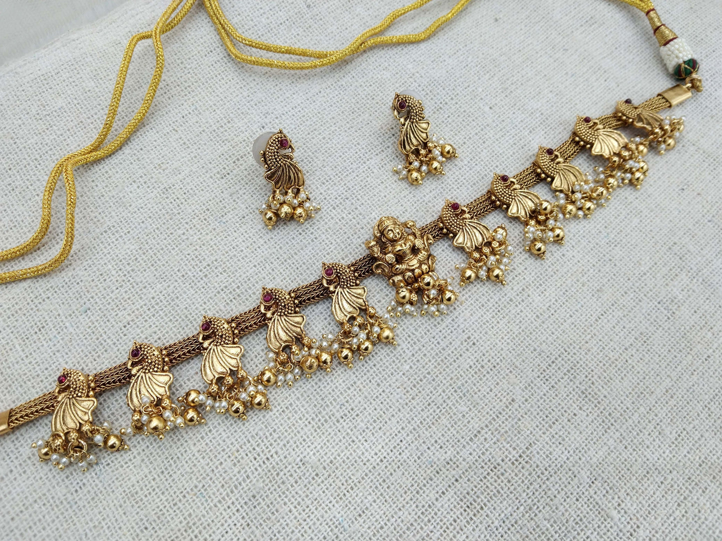 Gold polki kundan choker  Jewellery set/ Gold choker sites set