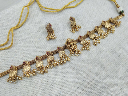 Gold polki kundan choker  Jewellery set/ Gold choker sites set