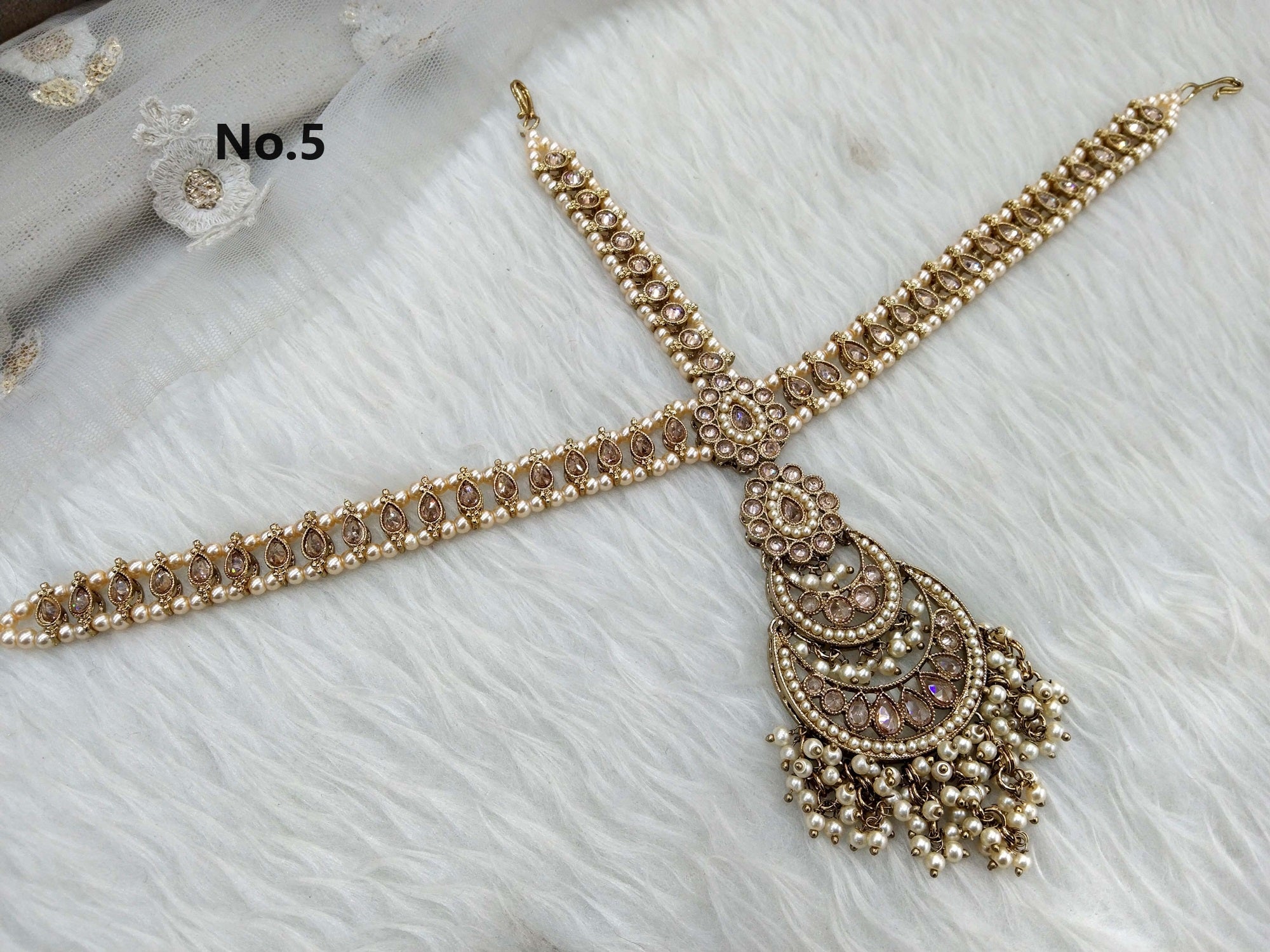 Indian Headpiece Matha Patti Head Chain/Bollywood Head Piece Tikka Hair chain/ Indian Head Jewellery/Pakistani Head Jewelry