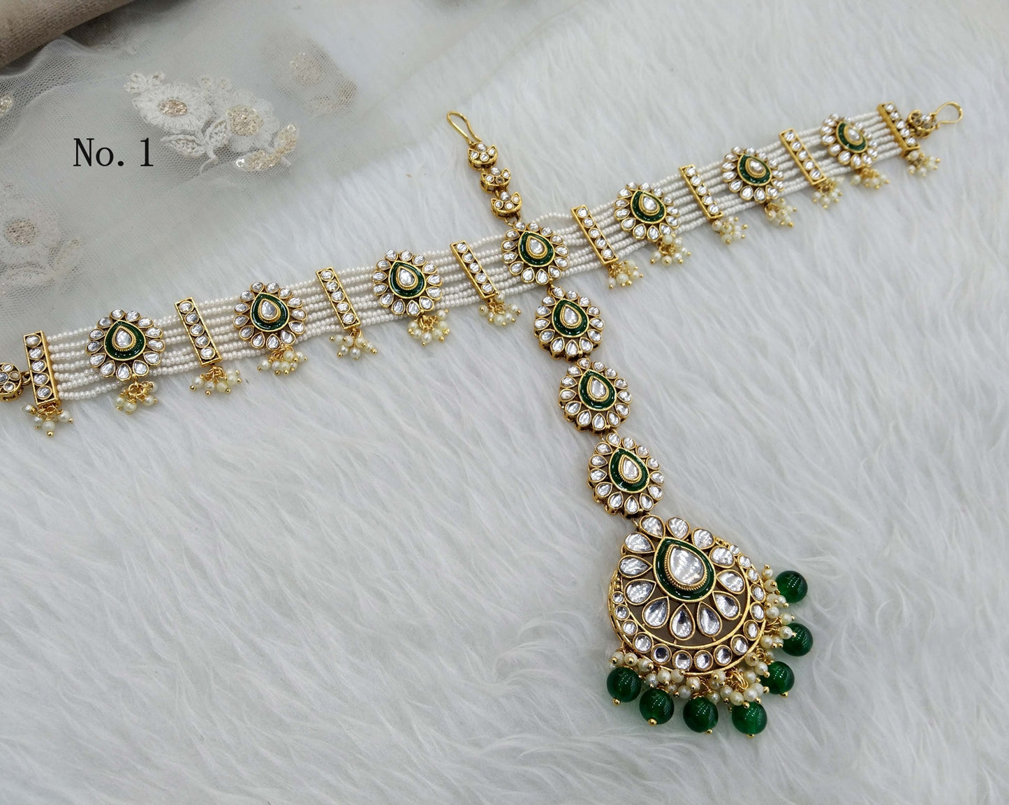 Indian Headpiece Matha Patti Head Chain/Bollywood Head Piece Tikka Hair chain/ Indian Head Jewellery/Pakistani Head Jewellery