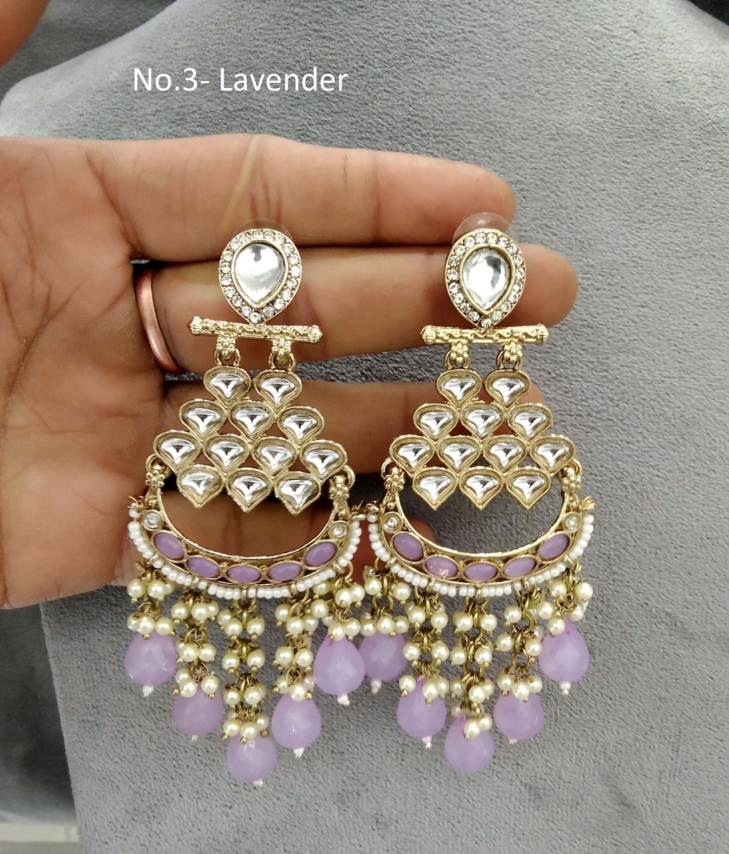Indian Kundan Earrings Jewellery/Kundan Earrings/ bollywood Earrings tiger Set