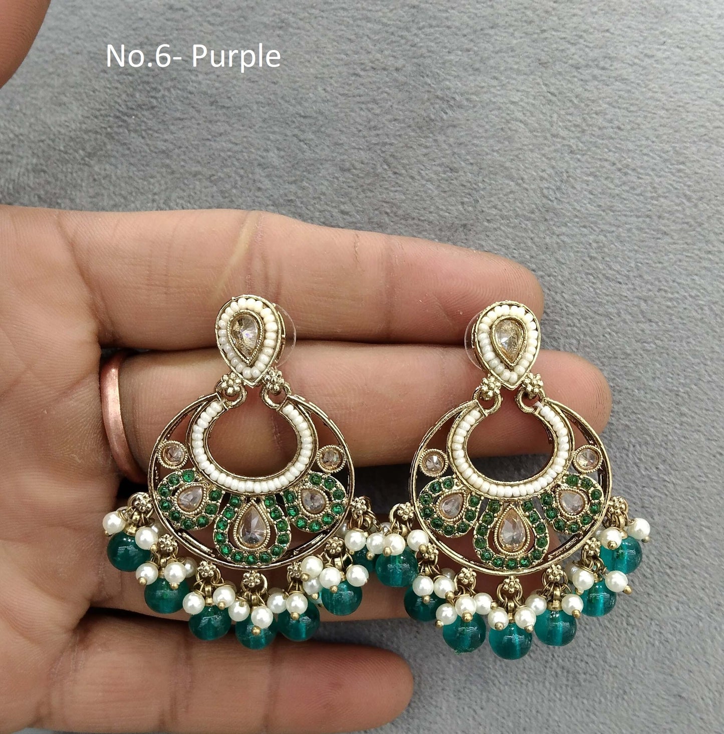 Indian Earrings Jewellery/ Earrings/ bollywood Earrings switi Set