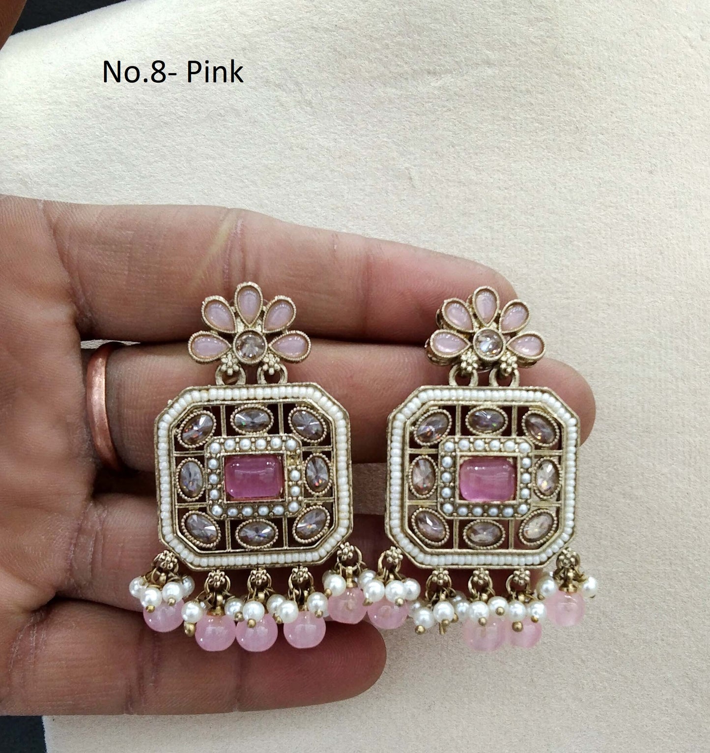 Indian Earrings Jewellery/ Earrings/ bollywood Earrings chirag Set