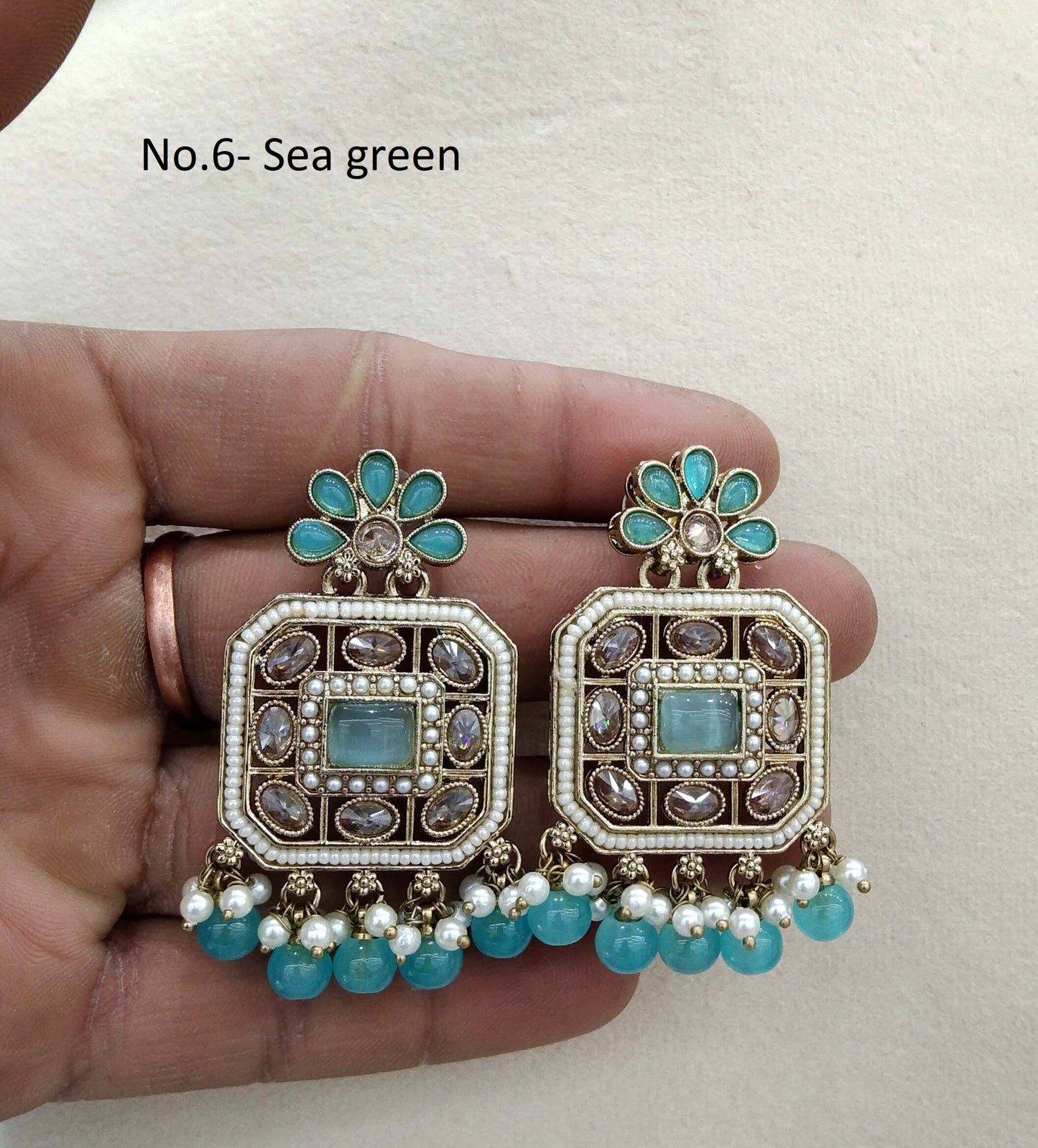 Indian Earrings Jewellery/ Earrings/ bollywood Earrings chirag Set