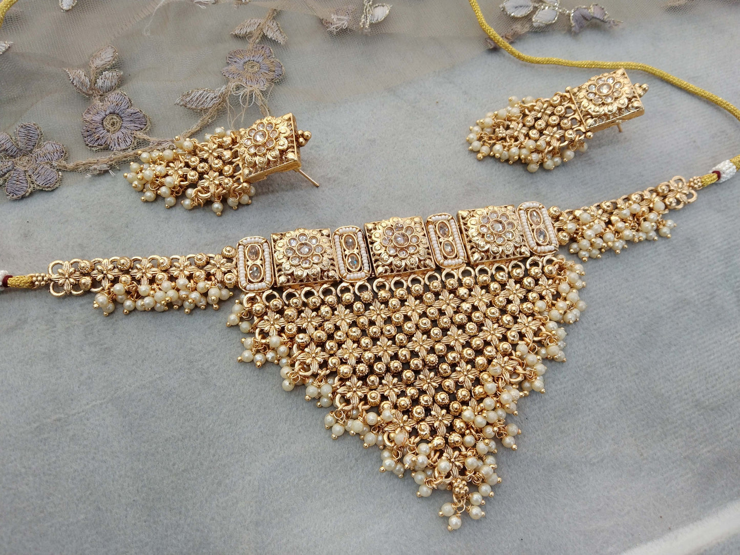 Choker Set / India polki kundan choker Jewellery set/Indian levit choker set