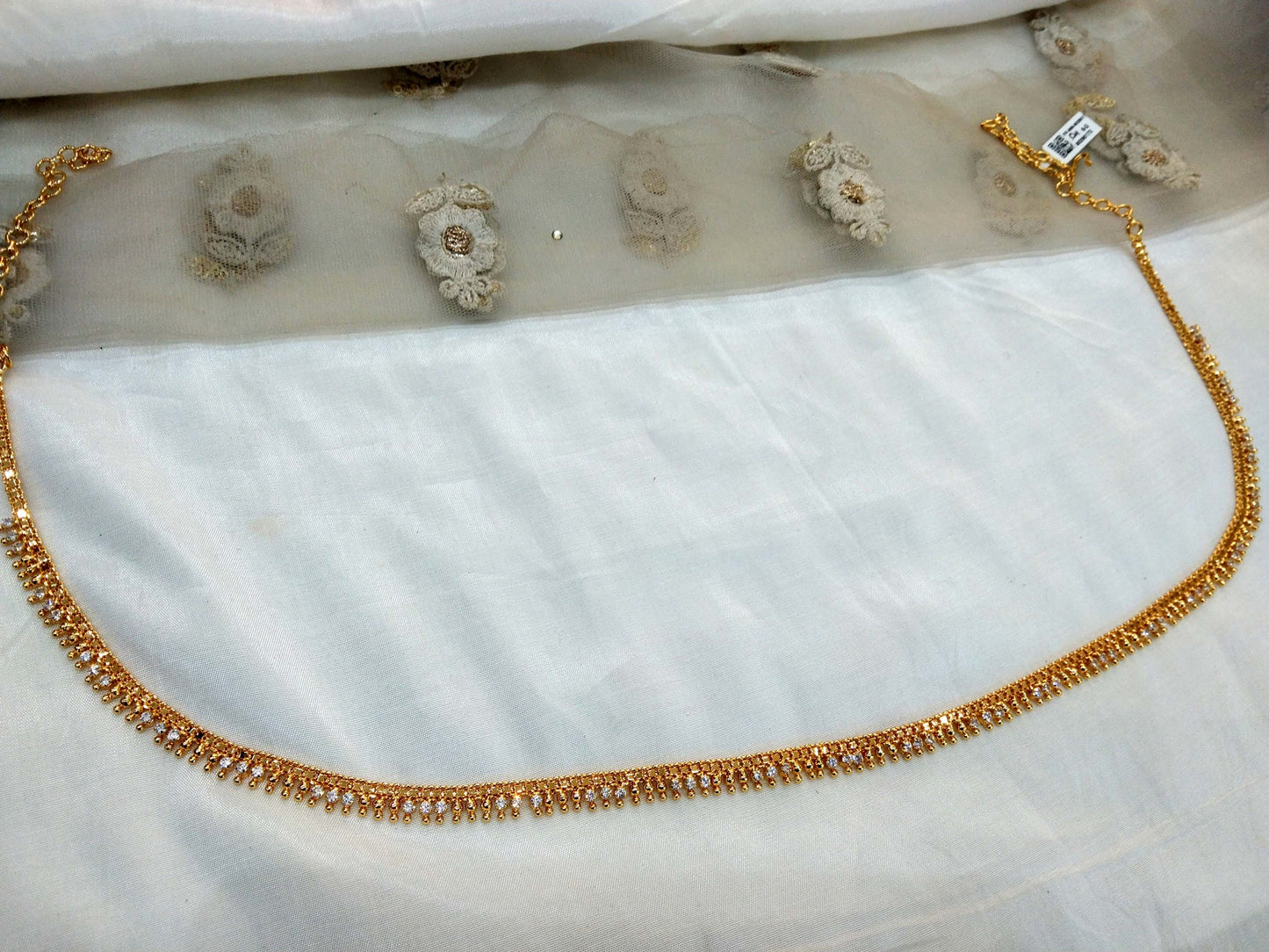 Gold belt Sari Saree belly Chain Jewellery Indian Kamarbandh Kamarband Belt