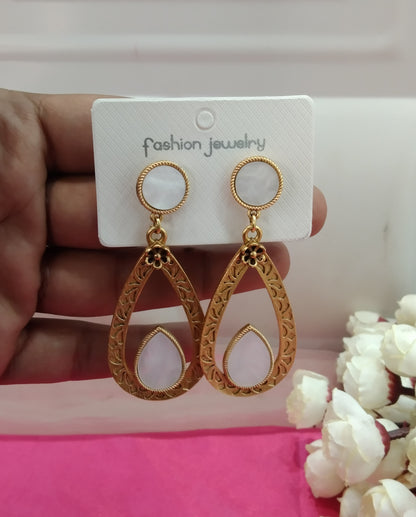 Brass  Bollywood Prabha Earrings