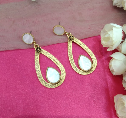 Brass  Bollywood Prabha Earrings