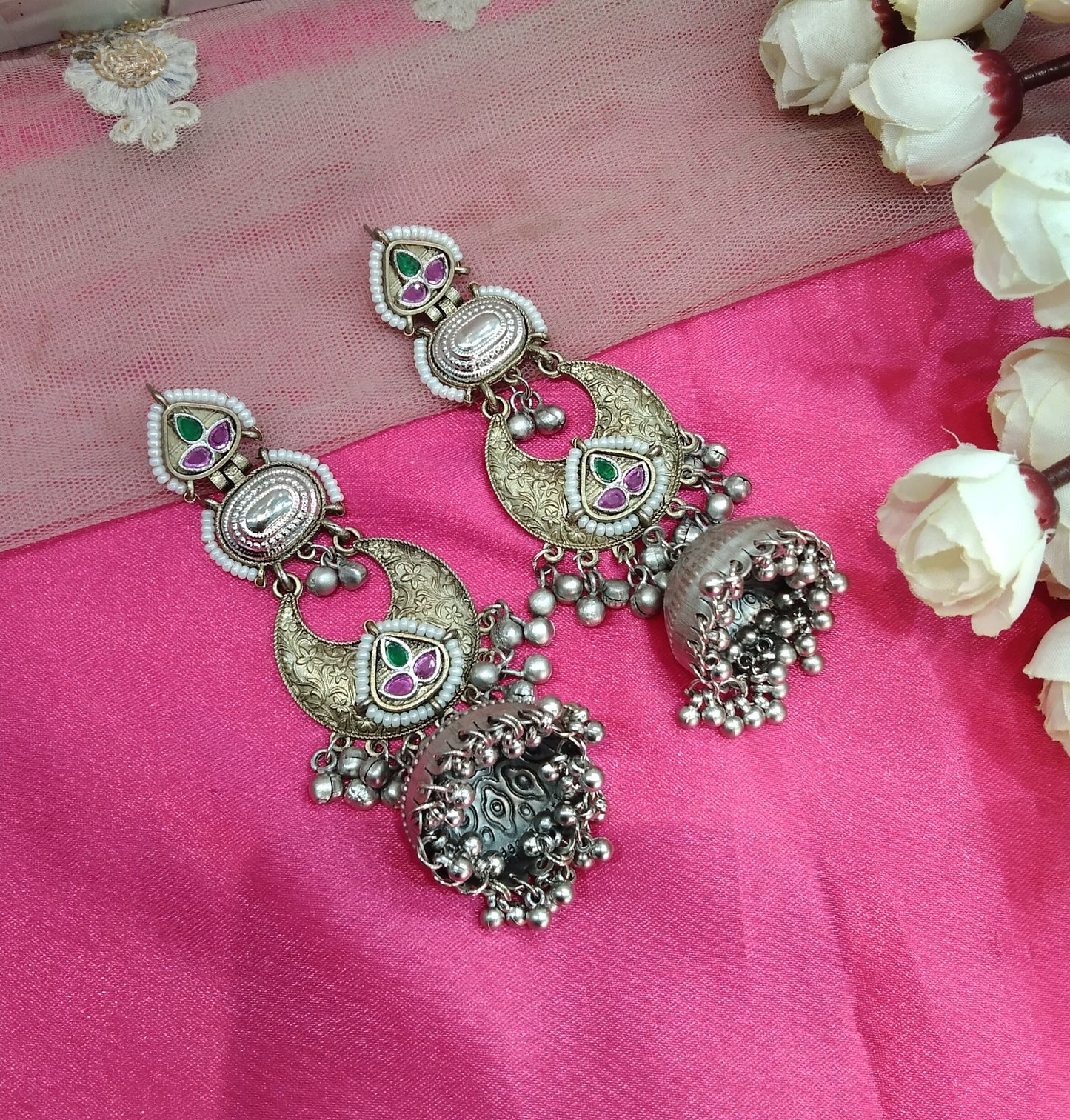 Brass Jhumka Bollywood  Kritika Earrings