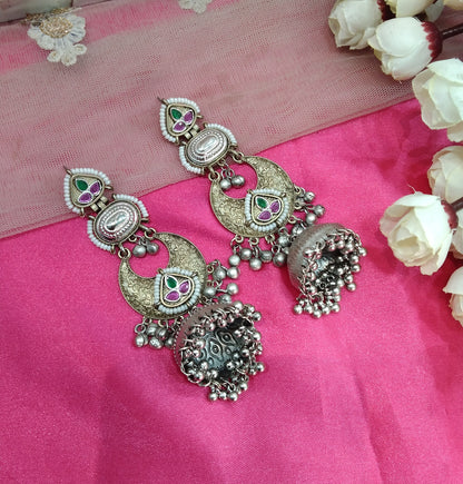 Brass Jhumka Bollywood  Kritika Earrings