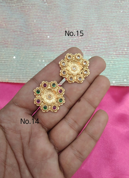 Gold Cocktail Indian Finger Rings
