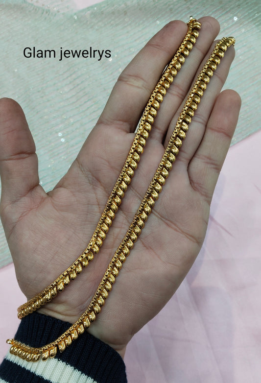 Gold Polki Anklets Jhanjar Payal Indian Jewellery Prince Set