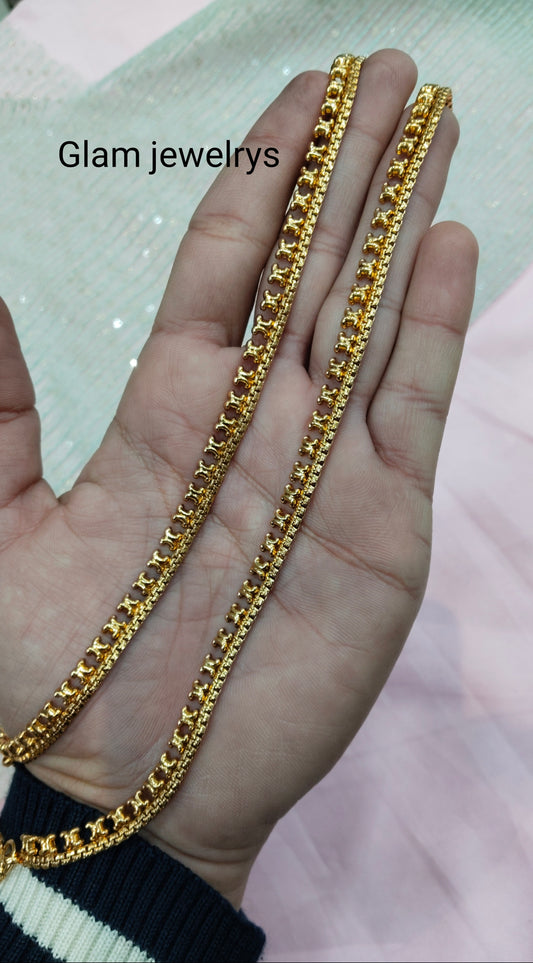 Gold Polki Anklets Jhanjar Payal Indian Jewellery Prince Set
