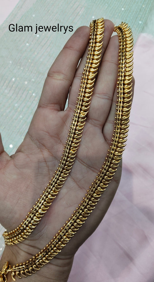 Gold Polki Anklets Jhanjar Payal Indian Jewellery Prince Set