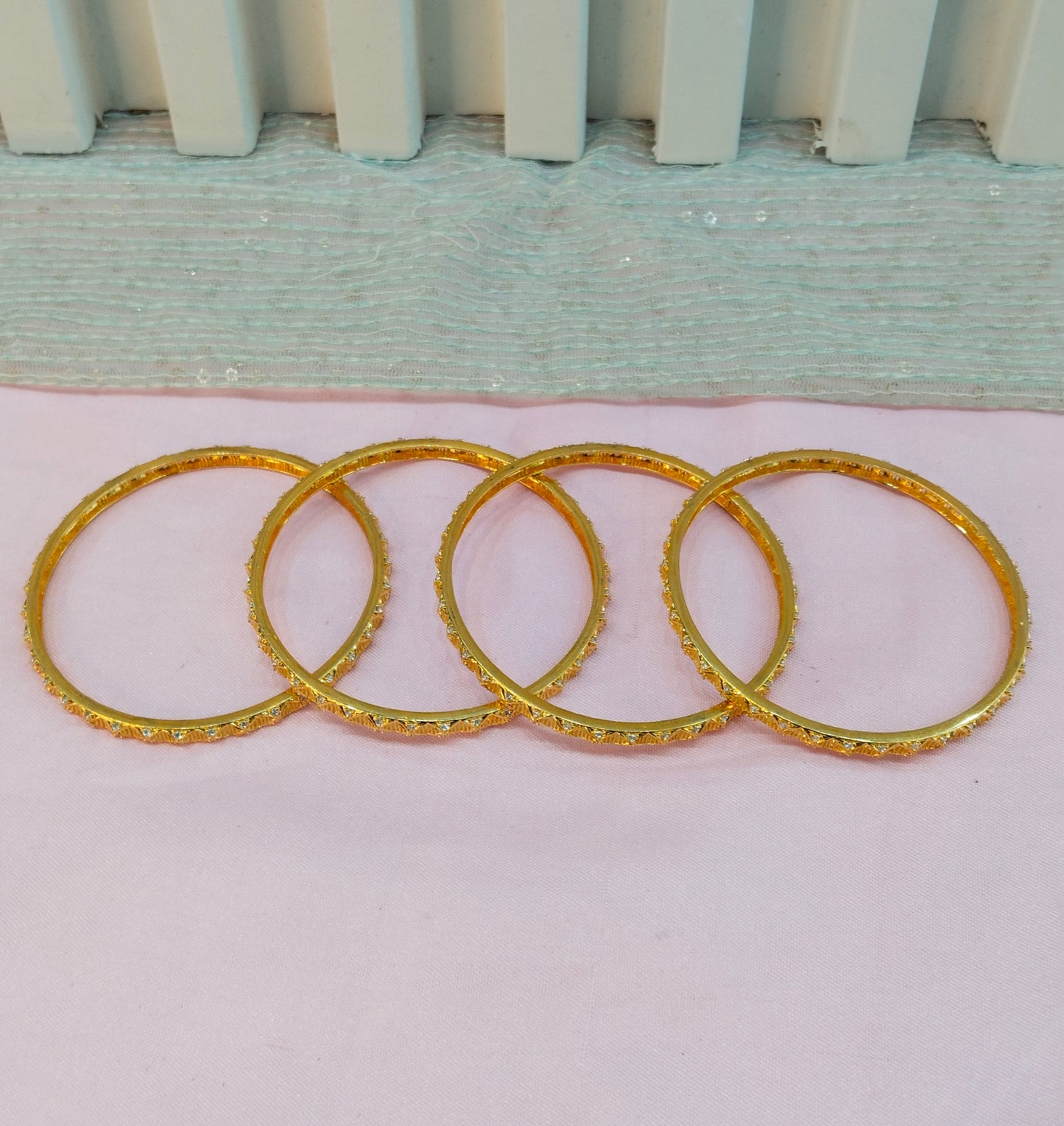 2.6 Size Indian bangles jewelry /Traditional bollywood jewelry/ Gold bangles