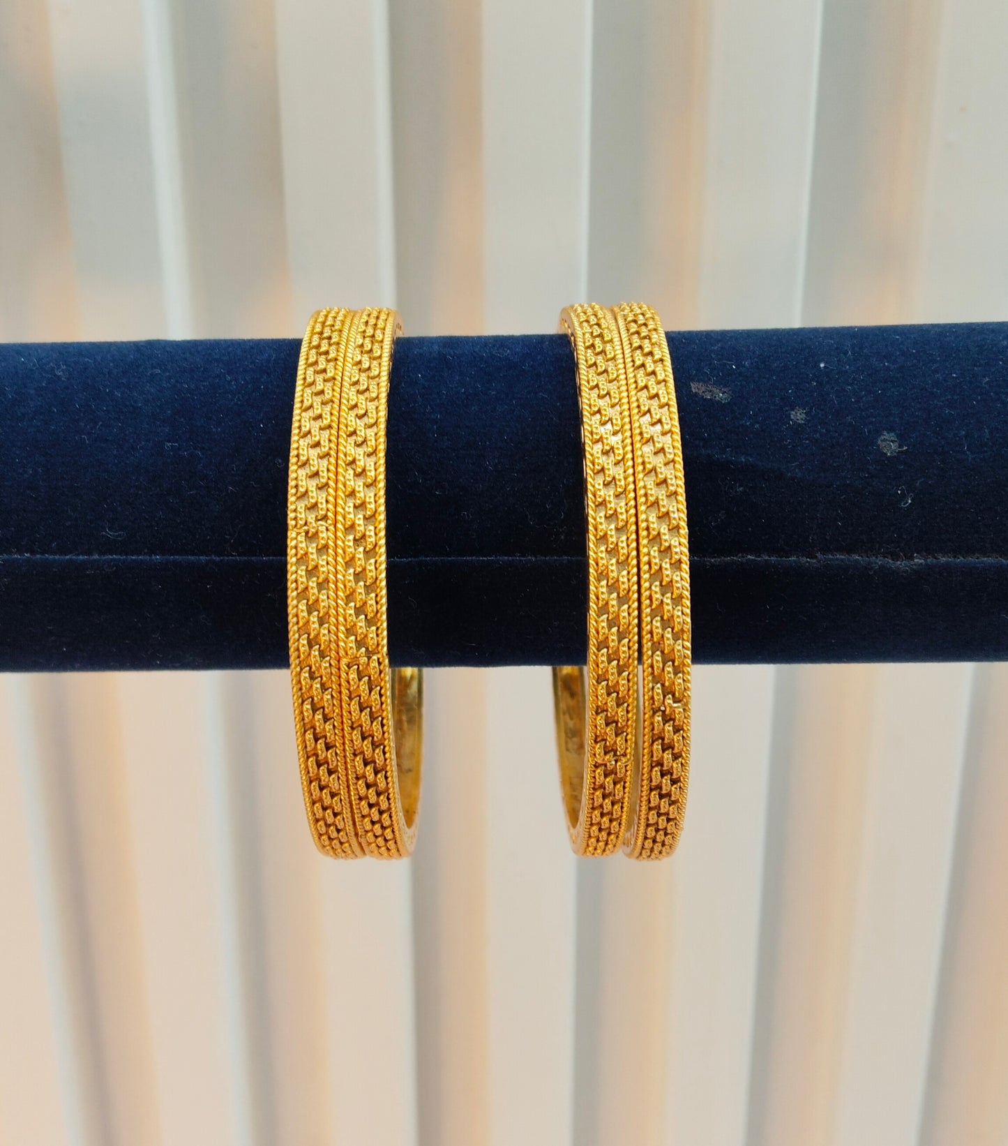 2.8 Size Indian bangles jewelry /Traditional bollywood jewelry/ Gold bangles