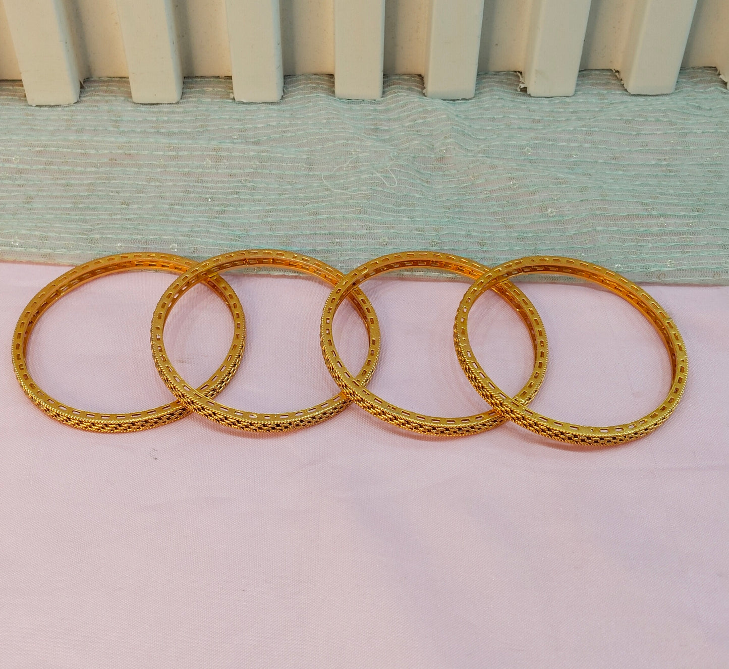 2.8 Size Indian bangles jewelry /Traditional bollywood jewelry/ Gold bangles