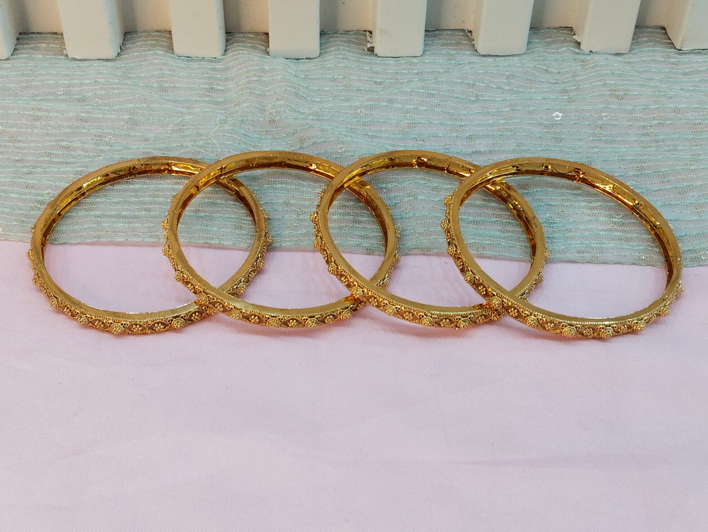 2.8 Size Indian bangles jewelry /Traditional bollywood jewelry/ Gold bangles