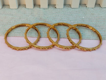 2.8 Size Indian bangles jewelry /Traditional bollywood jewelry/ Gold bangles