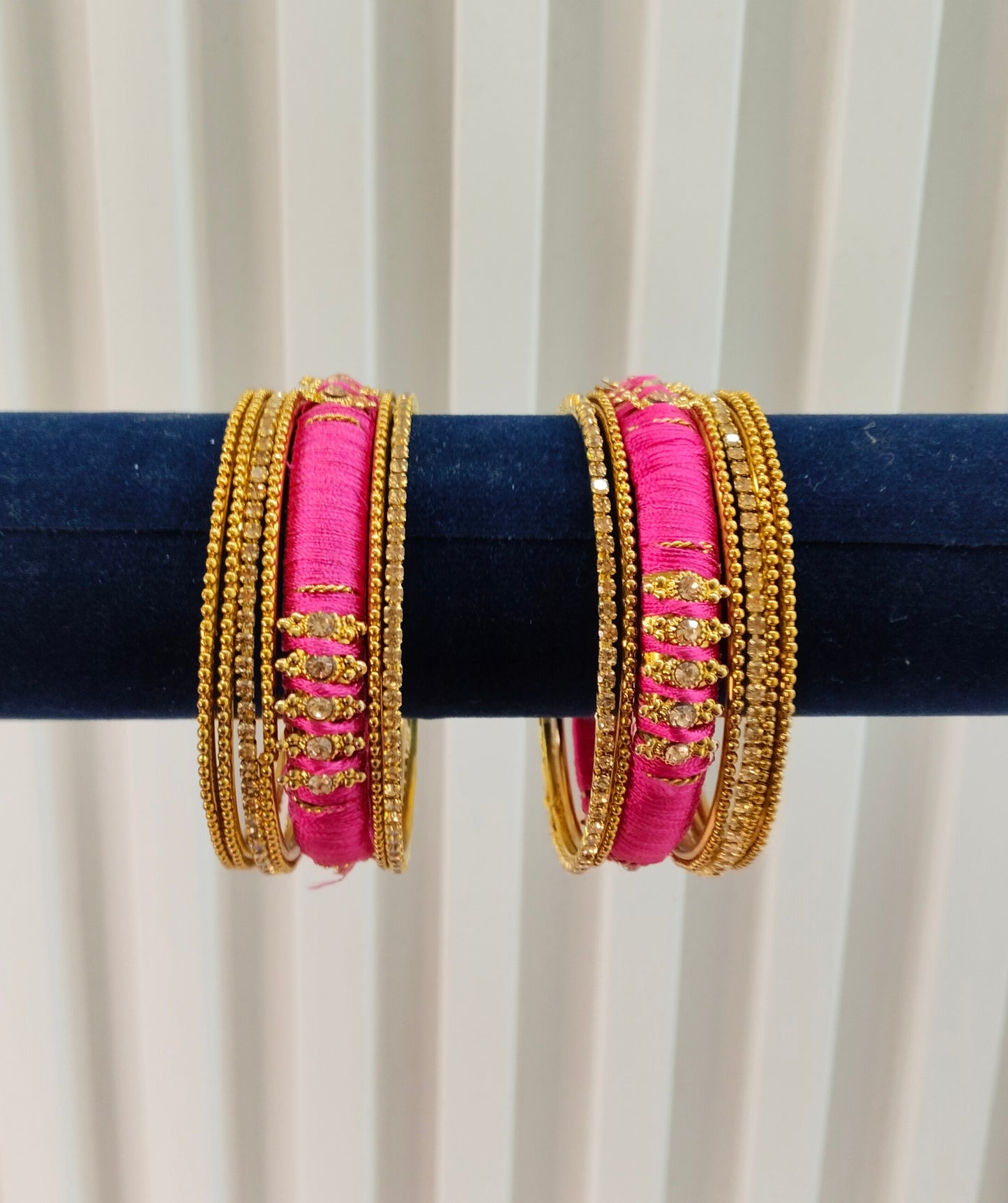 2.6 Size Indian bangles jewelry /Traditional bollywood jewelry/Majenta Antique bangles