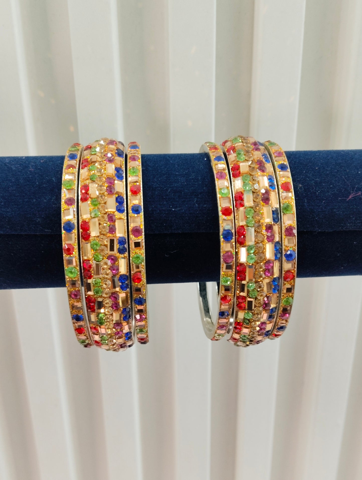 2.6 Size Indian bangles jewelry /Traditional bollywood jewelry/Multi Color Antique bangles