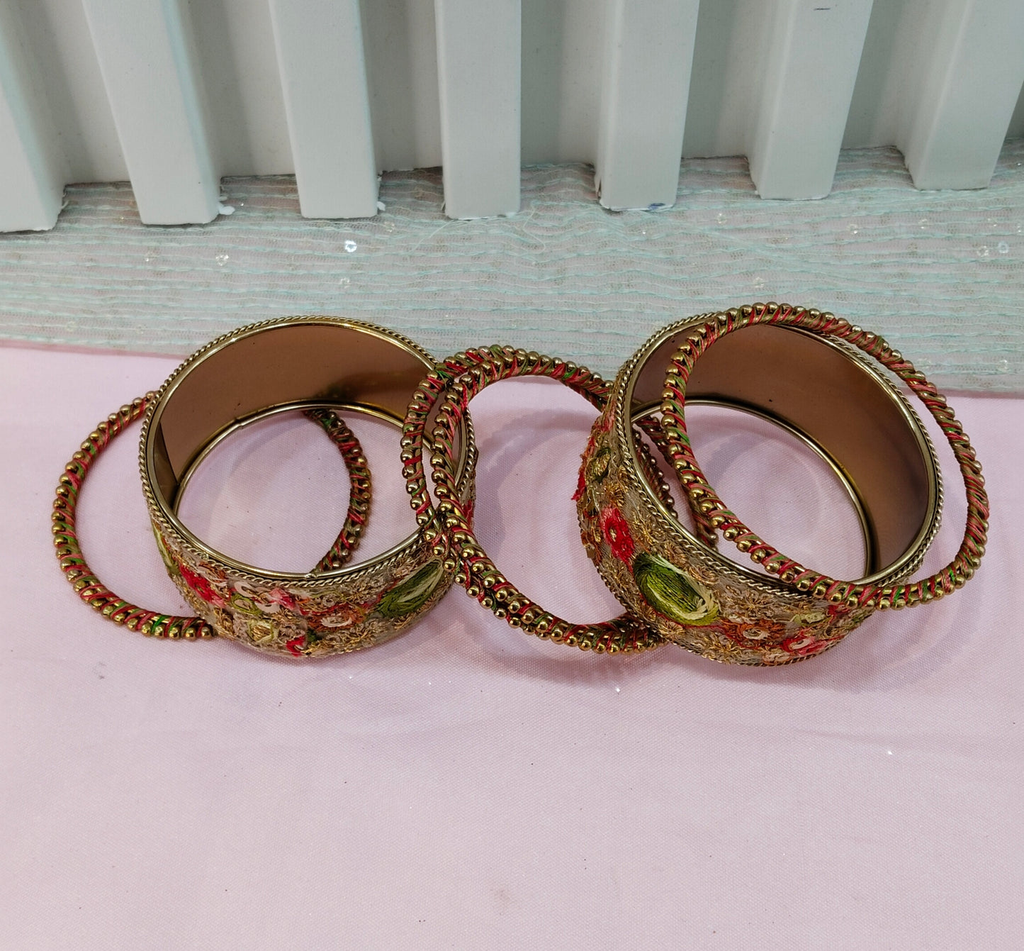 2.6 Size Indian bangles jewelry /Traditional bollywood jewelry/Multi Color Antique bangles