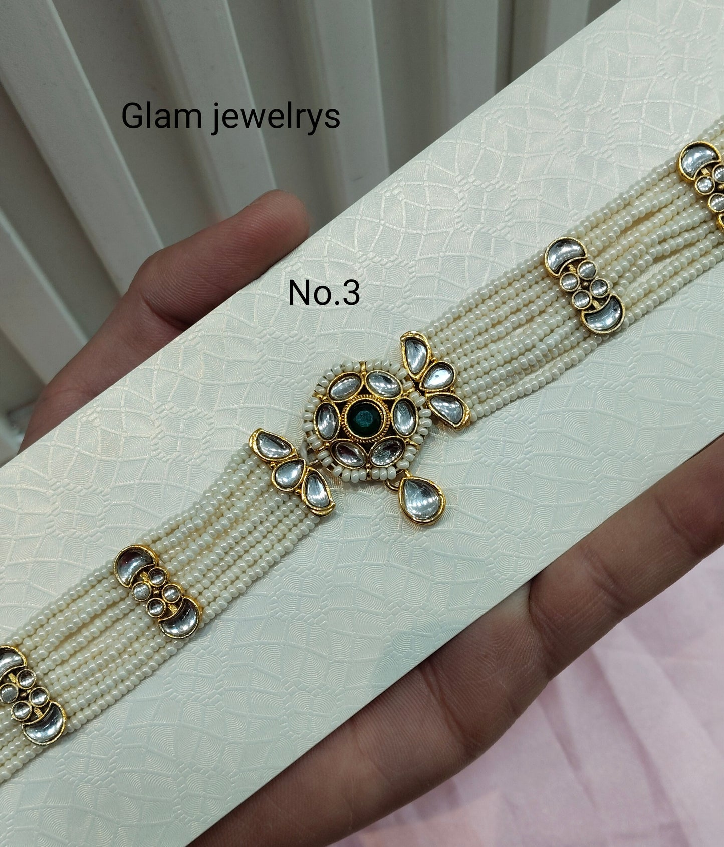 Indian Kundan Headpiece Matha Patti Head piece sheesh fool/Bollywood Head Piece Tikka Hair chain