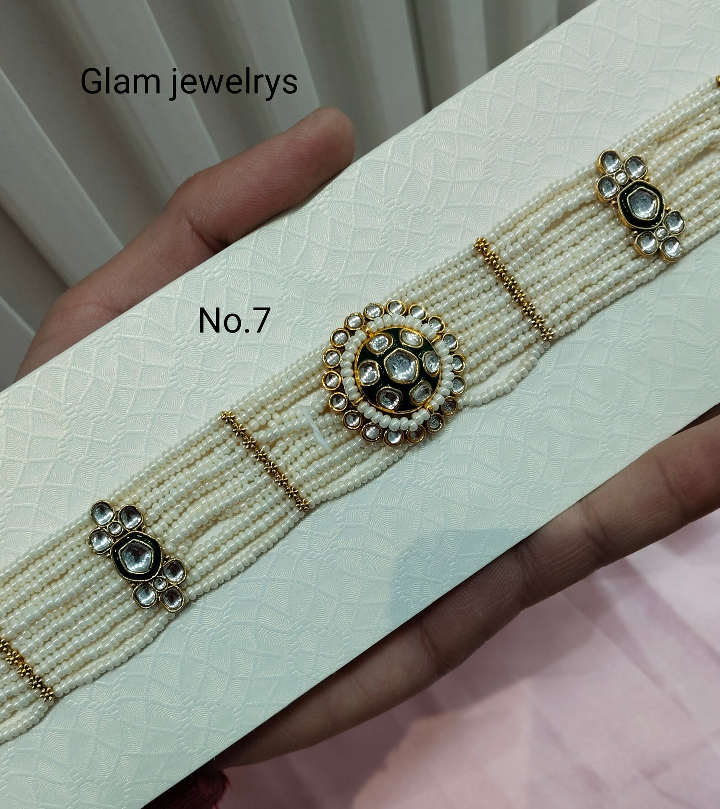 Indian Kundan Headpiece Matha Patti Head piece sheesh fool/Bollywood Head Piece Tikka Hair chain