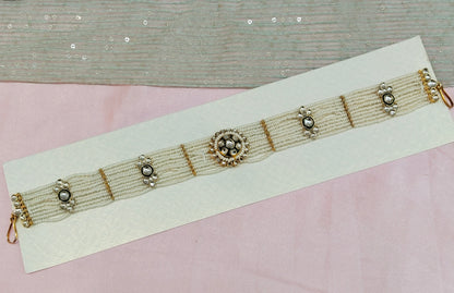 Indian Kundan Headpiece Matha Patti Head piece sheesh fool/Bollywood Head Piece Tikka Hair chain