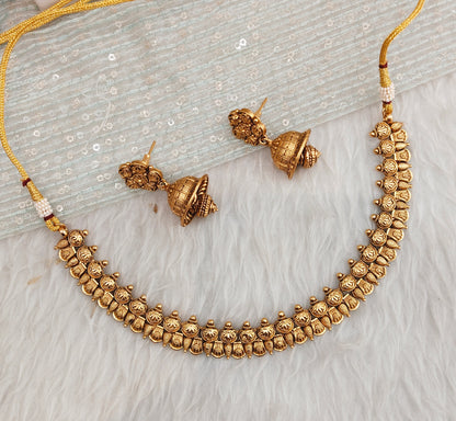 Gold Polki Necklace Indian Jewellery Rana Set